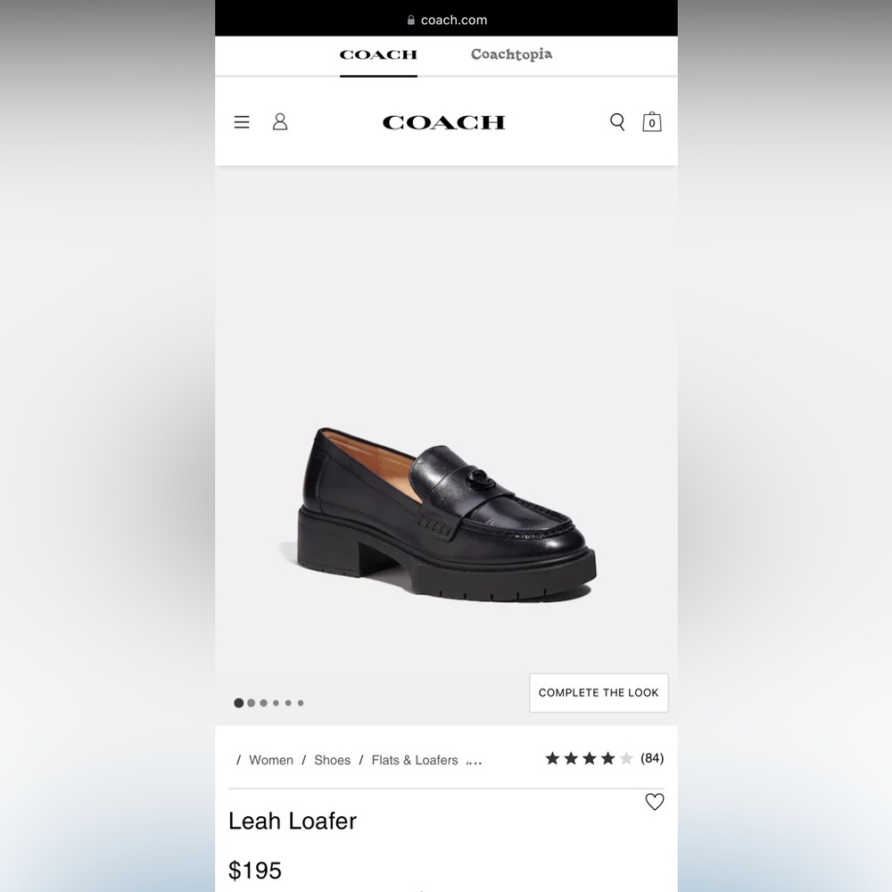 Coach Leah Loafer